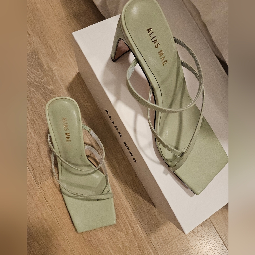 Alias Mae - Size 37 Leather Sandals (Esther in Sage) - Picture 5 of 5